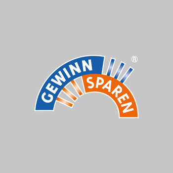 Gewinnspar-Logo ohne Claim weiße Outline