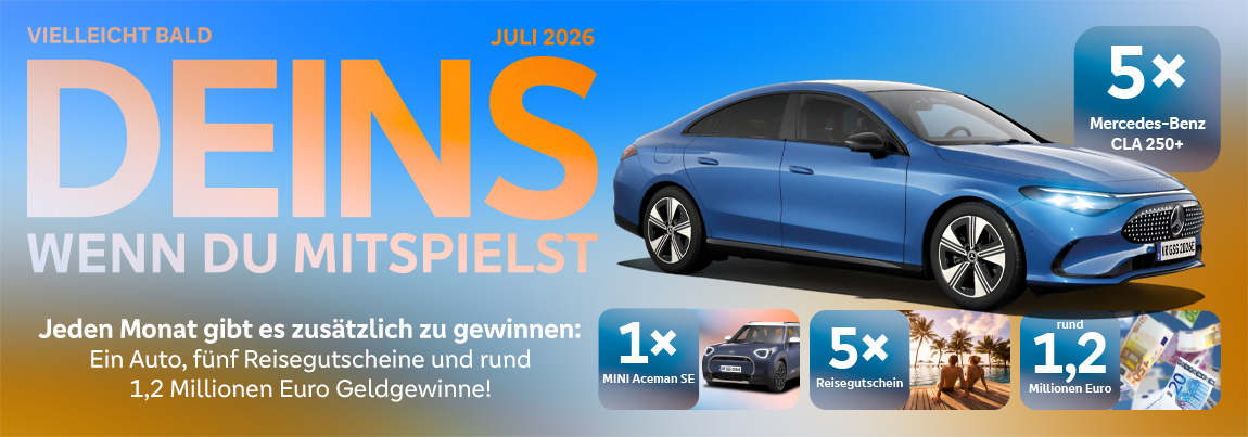 Sonderverlosung Juli 2026